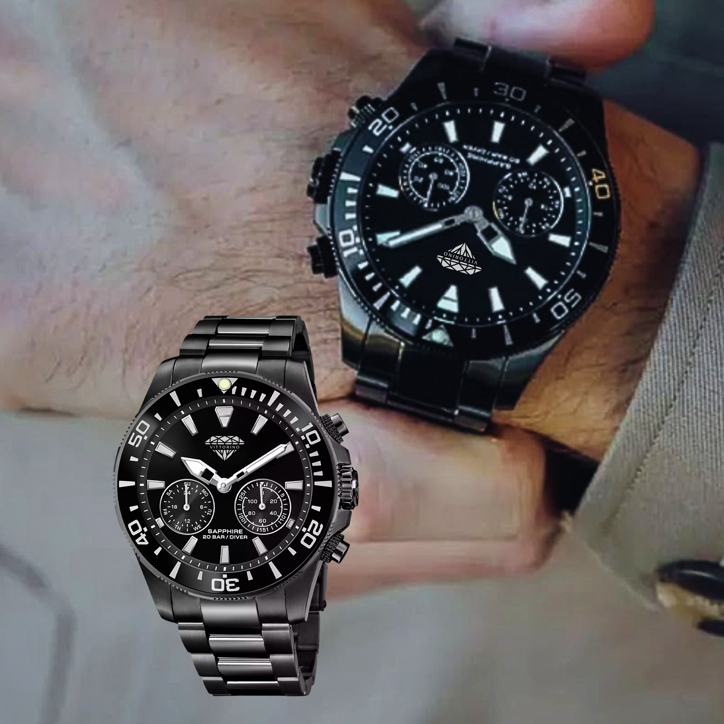 3X1 - RELOJ VITTORINO BLACK OUT