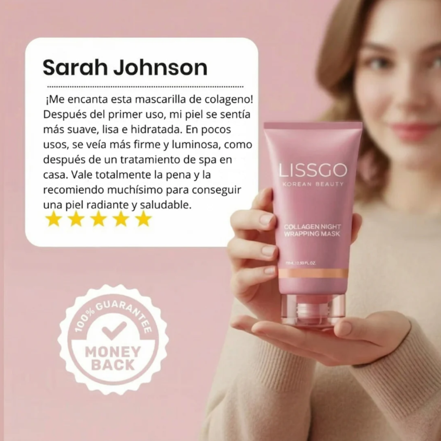 MASCARILLA DE COLAGENO (250ml) + Brocha aplicadora